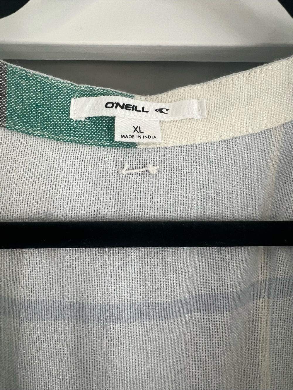 Lulu’s O’Neill Reid Light Blue Multi-Stripe Button up - Picture 8 of 9